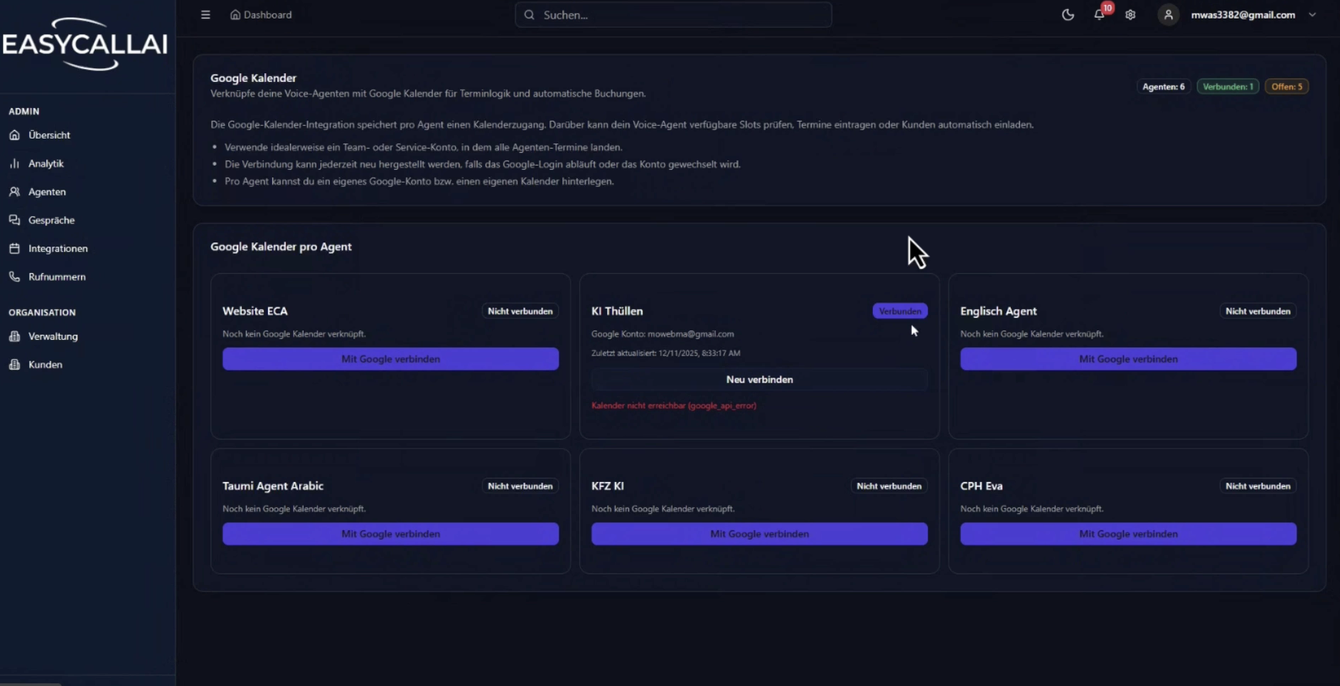Kalender-Integration